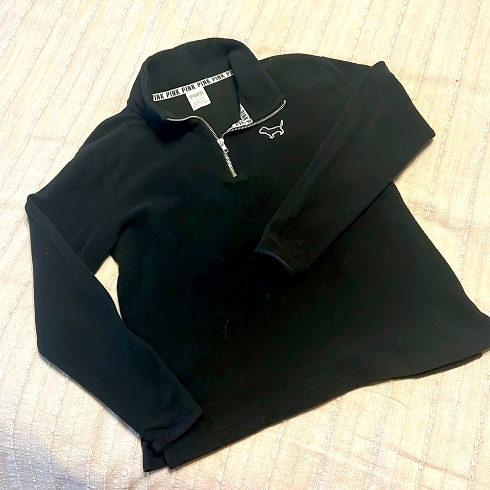 Fleece PINK 1/4 Zip Pull Over